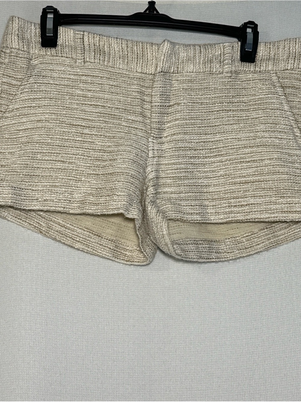 Banana Republic Neutral Ribbed Petite Knit Shorts